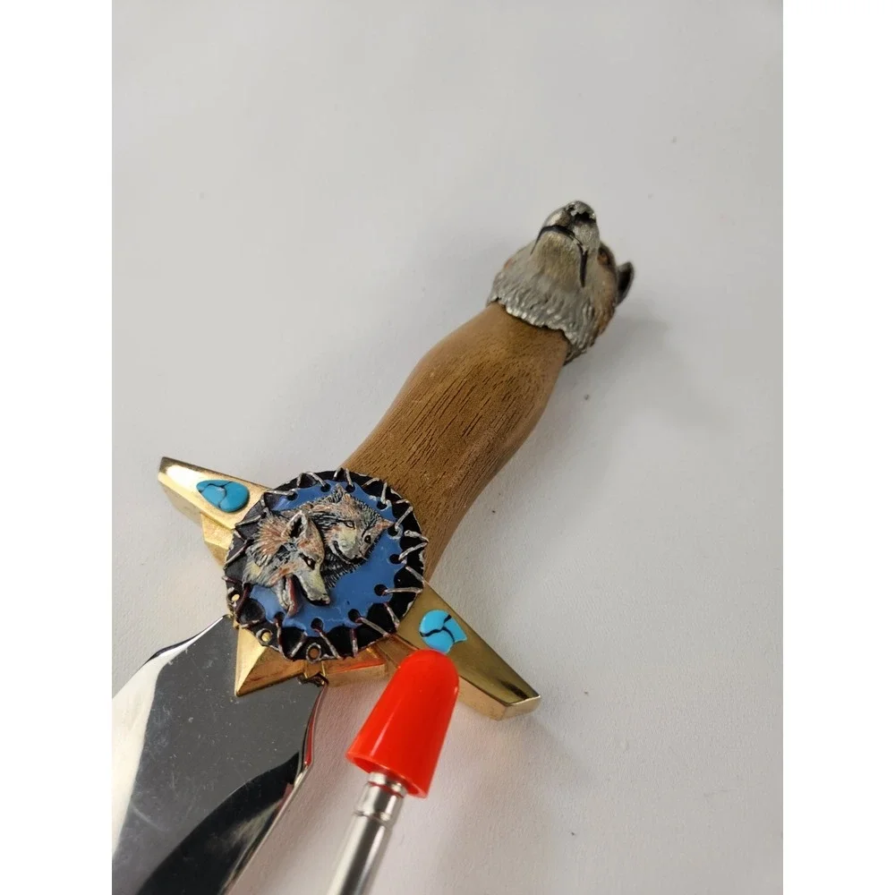 Al Agnew Legend of The Wolf collectors knife Dagger Weapon Vintage Franklin Mint